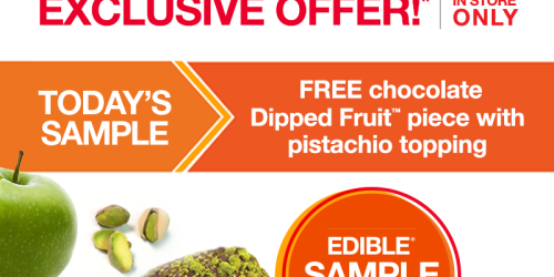 Edible Arrangements: FREE Chocolate Dipped Fruit Piece with Pistachio Topping (Today Only)