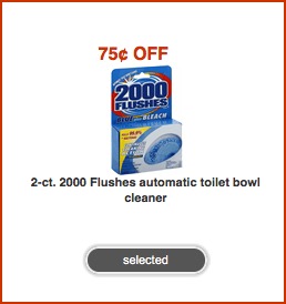 2000 Flushes Target coupon