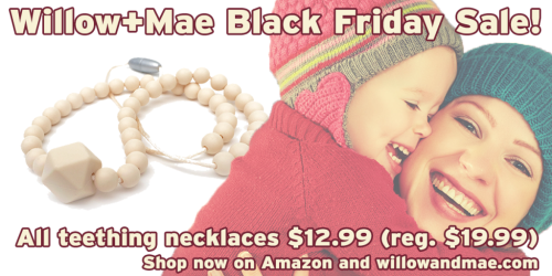 Amazon: Willow + Mae Teething Necklaces ONLY $12.99 (Great Gift for New Moms)