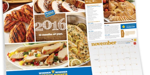 FREE 2016 Perdue Recipe Calendar