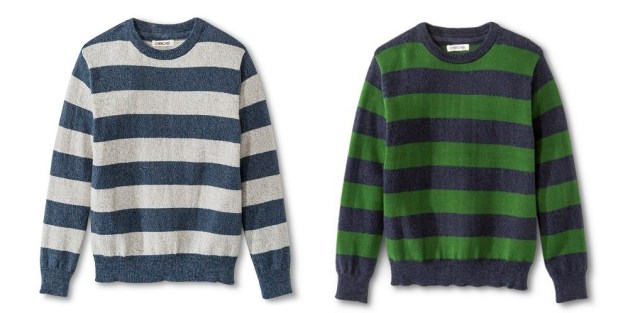 Cherokee Boys’ Crewneck Stripe Sweater