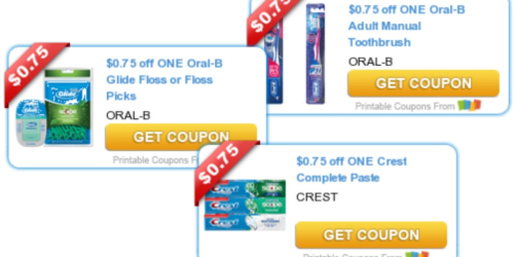 THREE New Oral-B and Crest Coupons = Better Than Free Toothbrush at Rite Aid (11/26-11/28)