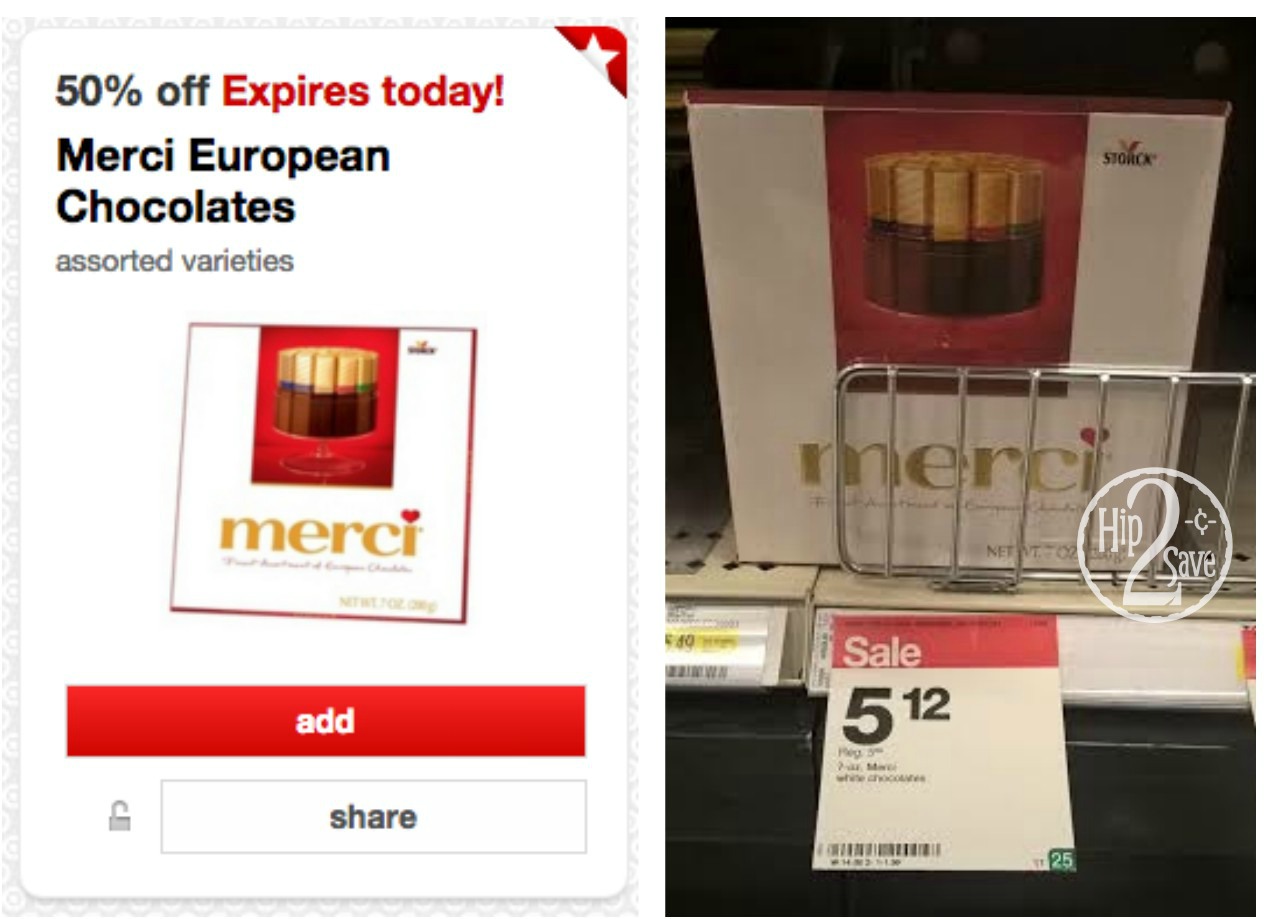 Target Merci European Chocolates Box Only 1.56 (Today Only)
