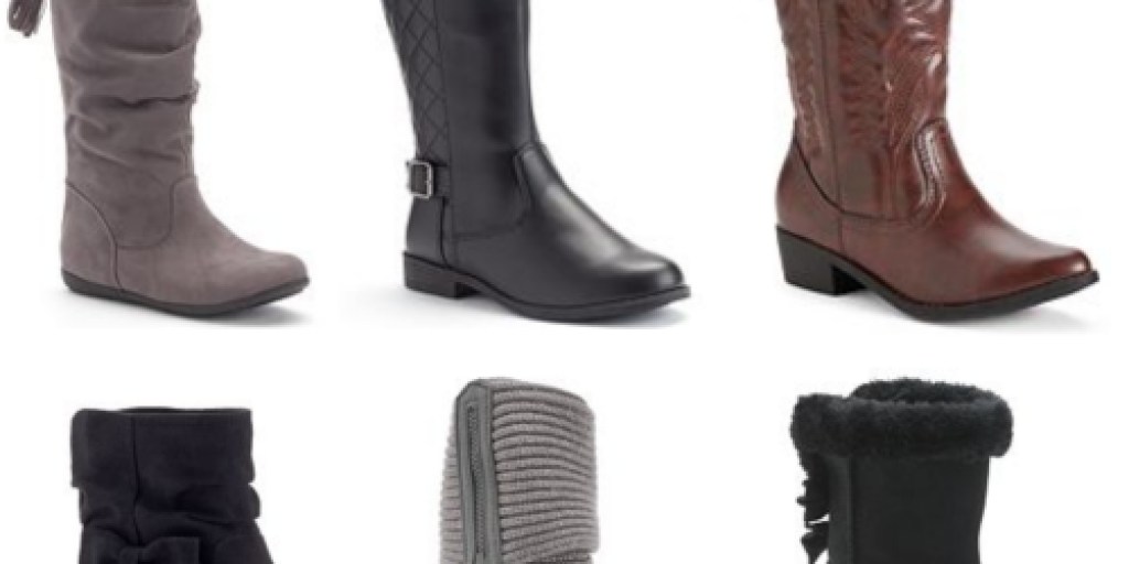 Kohl’s: Girl’s Boots Only $11.89