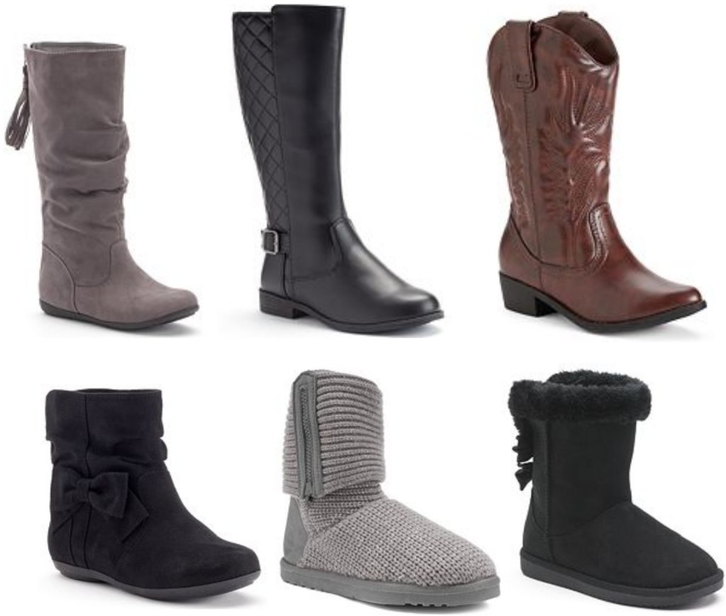 Kohl's Girl's Boots Only 11.89