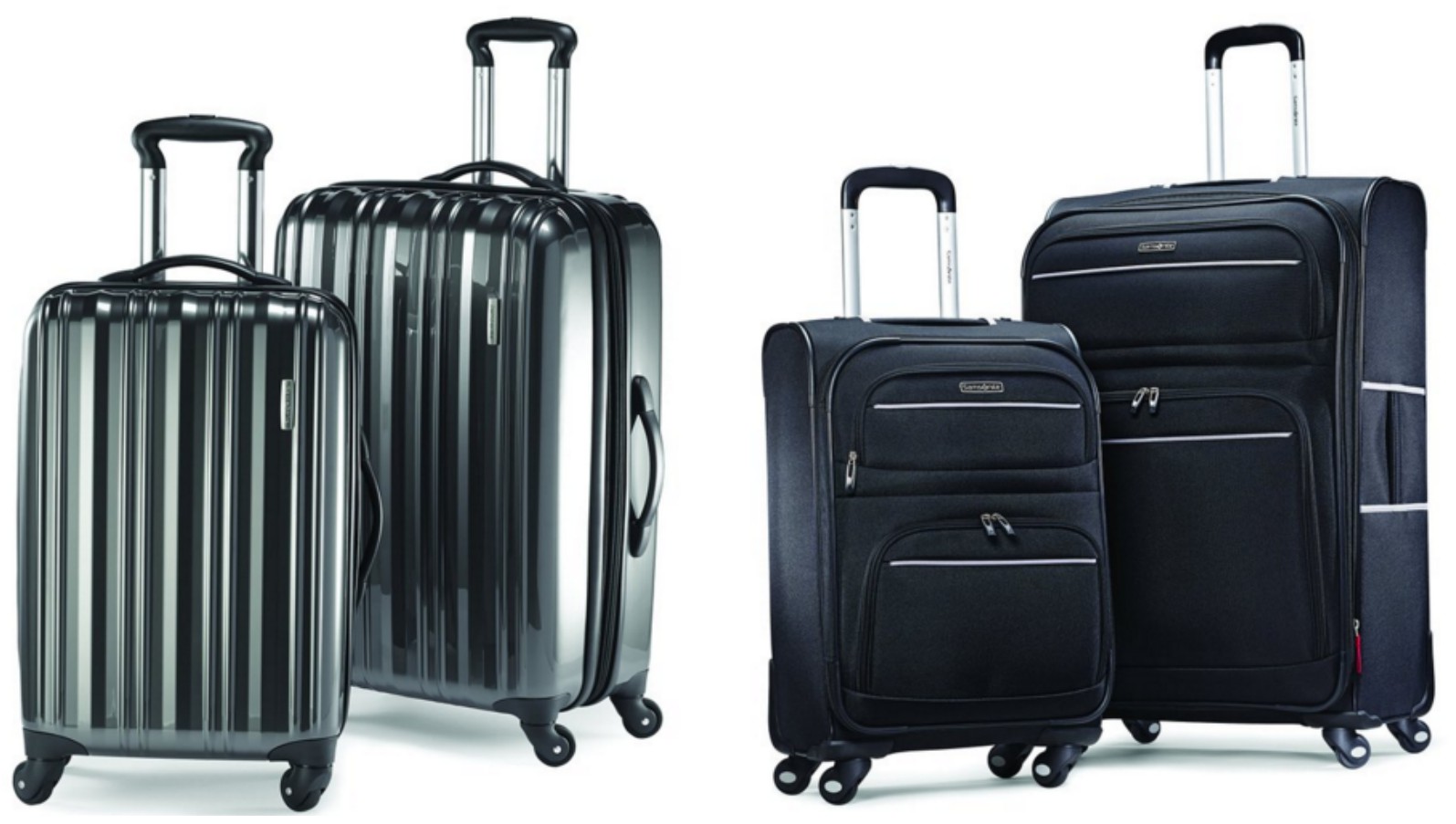 samsonite jaws 2 piece luggage set review