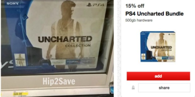 Target: PlayStation 4 Uncharted Bundle Only $297.49 – Regularly $349.99 (In-Store Only Deal)