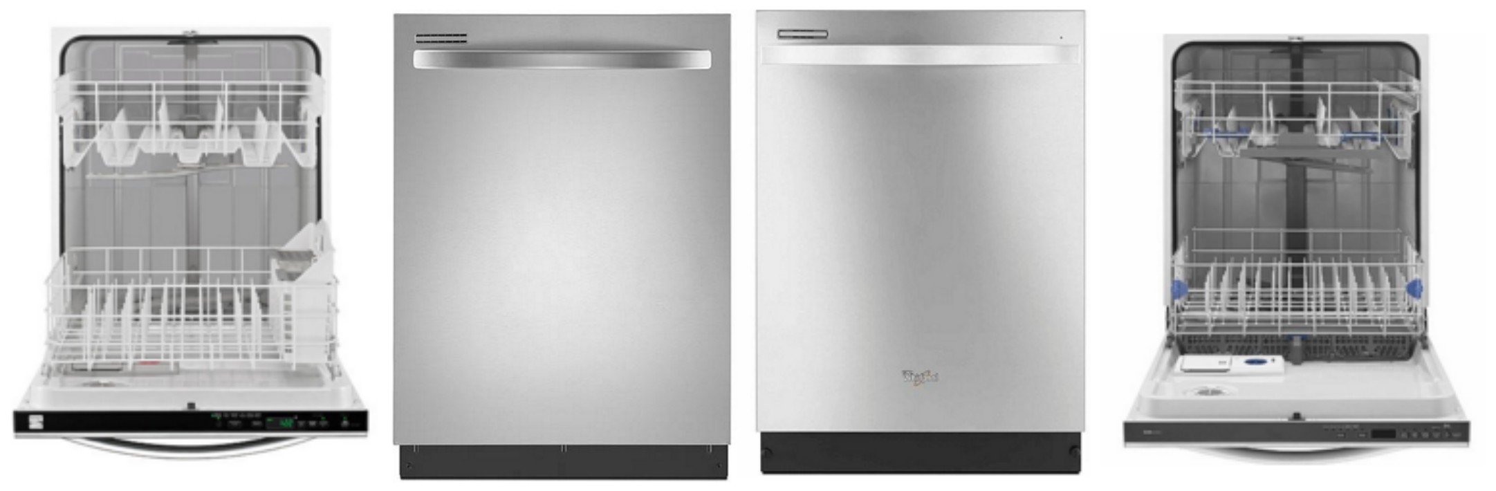 Sears Kenmore 24" BuiltIn Dishwasher w/ SmartWash HE Cycle Only 297.