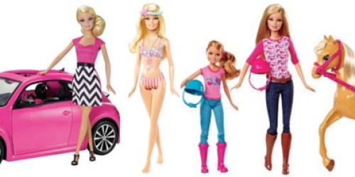 Kohl’s: FOUR Barbie Dolls, Barbie VW Beetle Car AND Barbie Pink-Tastic Horse ALL Only $26 (Reg. $100+)