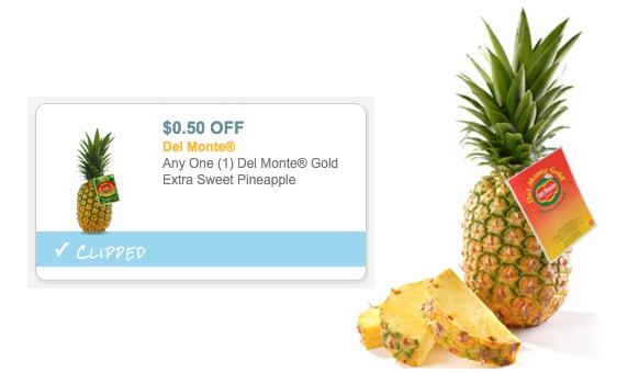 Del Monte Fresh Pineapple coupon