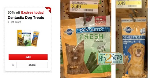 Target: 50% Off Dentastix Dog Treats (Today Only)
