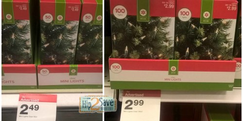 Target: 30% Off Holiday String Lights (Today Only) + Extra $5 Off $25 Holiday Shop Purchase = Nice Deals