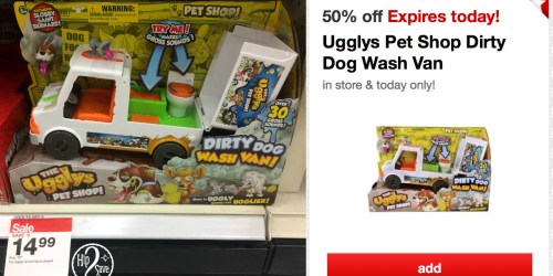 Target: 50% Off Ugglys Pet Shop Dirty Dog Wash Van Cartwheel (Today Only) = Only $7.49