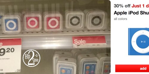Target: Apple iPod Shuffle Only $27.44 (Reg. $49)