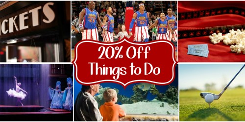 Groupon: 20% Off Things to Do (Today Only)