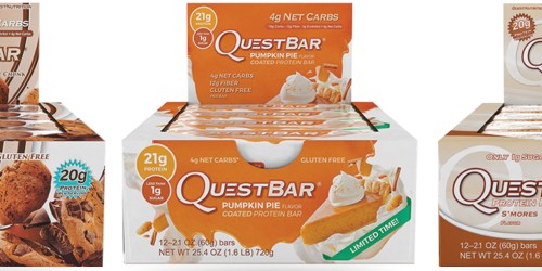 Vitamin Shoppe: 12-Count Box of Quest Bars Only $19.99 Shipped (Today Only)