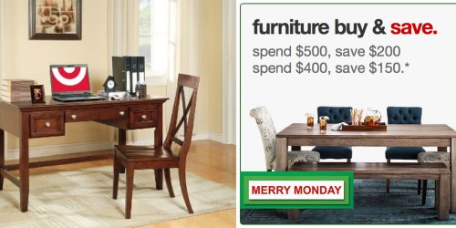Target.com: Up to $200 Off Select Furniture (Today Only) + Additional 25% Select Pet Food & Supplies