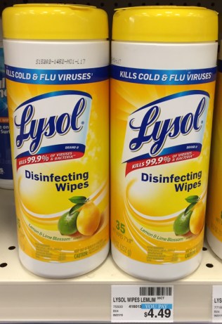 Lysol wipes 35 ct CVS