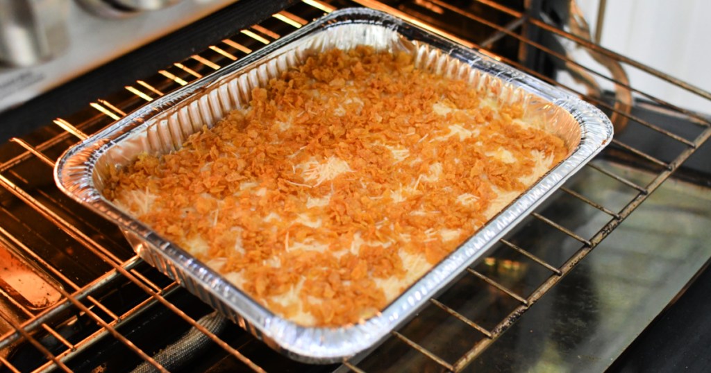 funeral potatoes in the oven