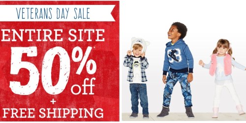 Gymboree: 50% Off Entire Site + Free Shipping (ENDS TONIGHT)