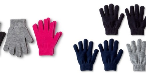 Target.com: SIX Pairs Of Kids Gloves Only $4.05 Shipped – TODAY ONLY