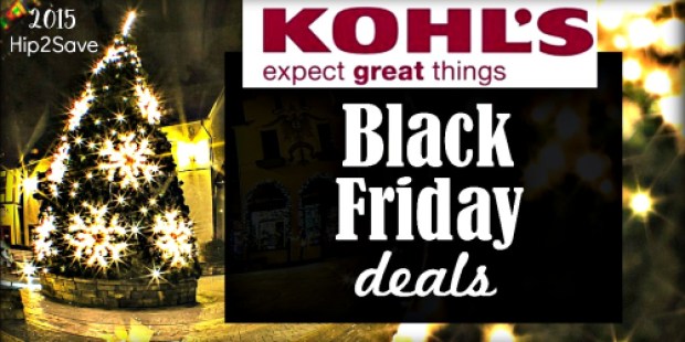 Kohl’s: 2015 Black Friday Deals