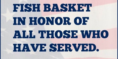 Long John Silver’s: Free 2-Piece Fish Basket For Veteran’s This Week (No Purchase Necessary)