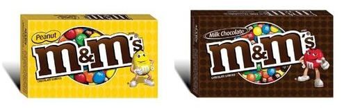 M&Ms Theater Box Candy
