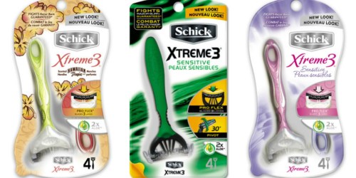 High Value $7/2 Schick Disposable Razor Pack Coupon