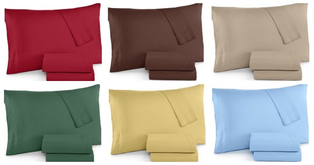 Macy&#39;s: 220-Thread Count 4-Piece Queen Sheet Set ONLY $8.99 Each (Regularly $45) - Hip2Save