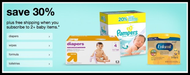 Target.com: 30% Off 2 Baby Items Subscriptions = Up & Up Diapers As Low ...