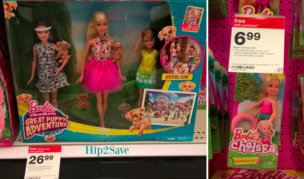 Target: Free Chelsea Doll w/ Select Barbie Purchase = Barbie Sisters ...