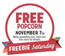 Kmart Free Popcorn offer