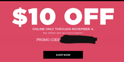 Kohl’s: Extra $10 Off Your $10+ Online Purchase Promo Code (Check Your Inbox)