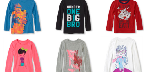 The Children’s Place: Long-Sleeve Graphic Tees ONLY $2.99 (Regularly $10.50)