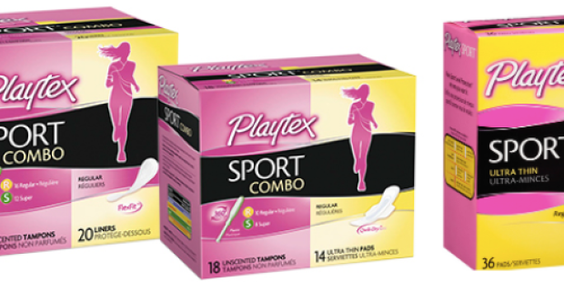 *HOT* $4/1 Playtex Sport Pads or Pads/Liners Combo Pack Coupon (Print While You Can)