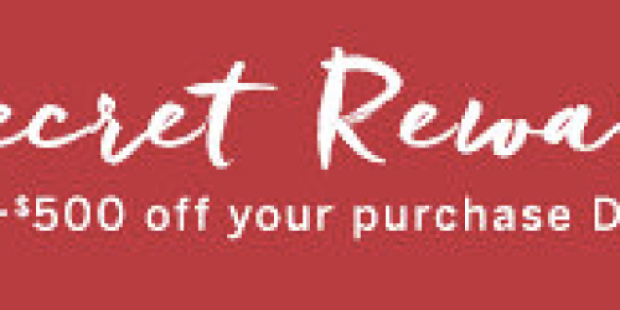 Victoria’s Secret: TWO FREE Secret Reward Cards with Bra Purchase & More Offers