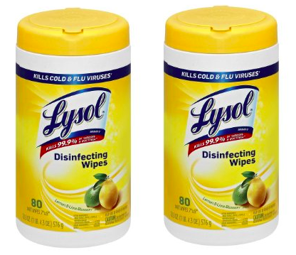 New $1/1 Lysol Disinfecting Wipes Coupon