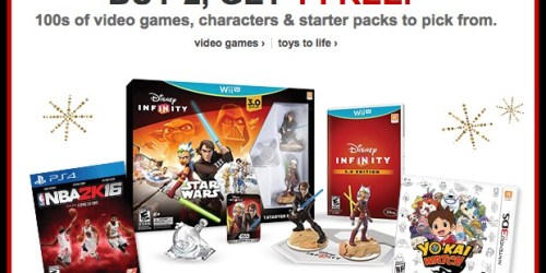 Target: Buy 2 Get 1 FREE Video Games, Characters & Starter Packs (100s to Pick From)
