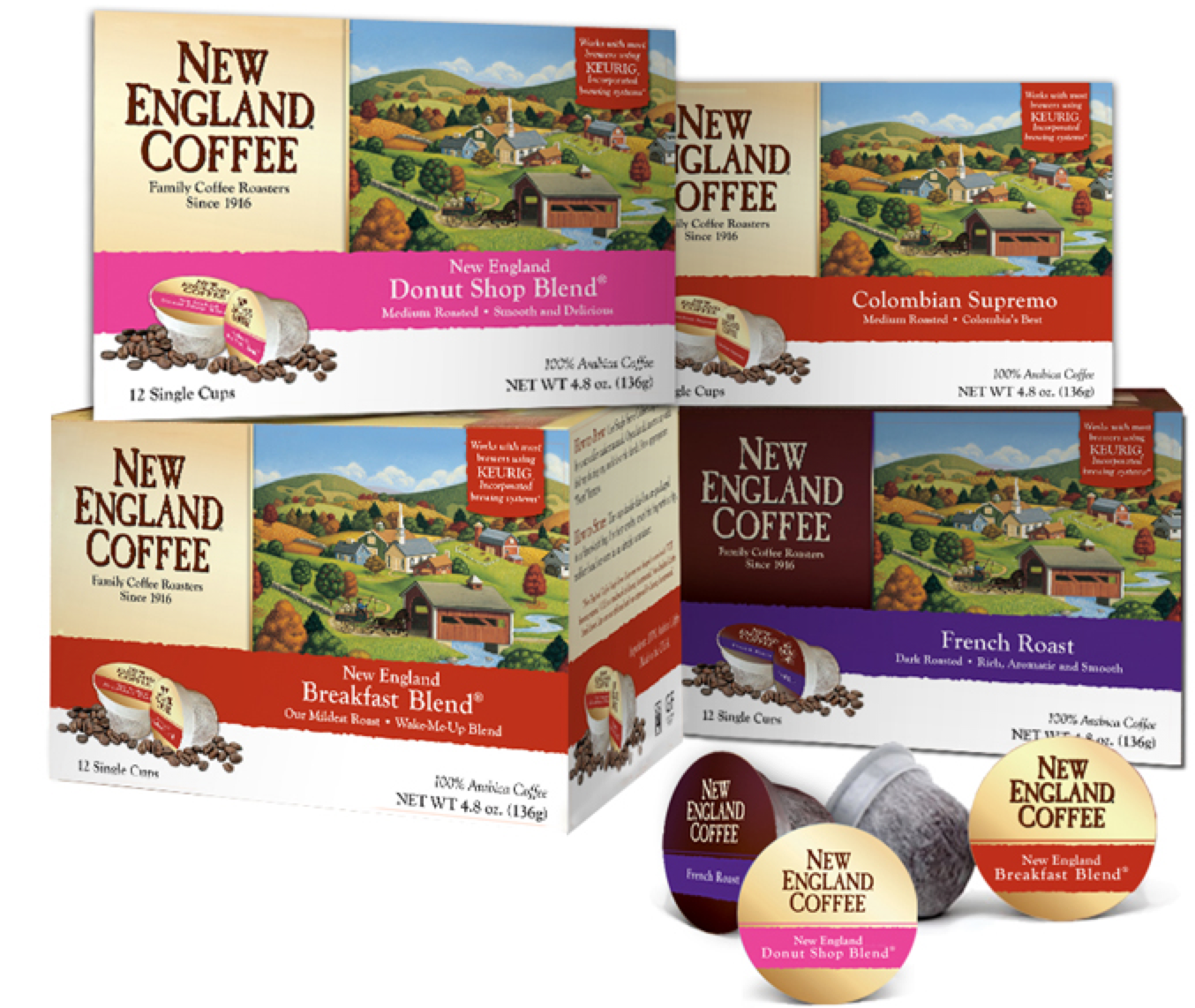 2/1 New England Single Serve Coffee Coupon