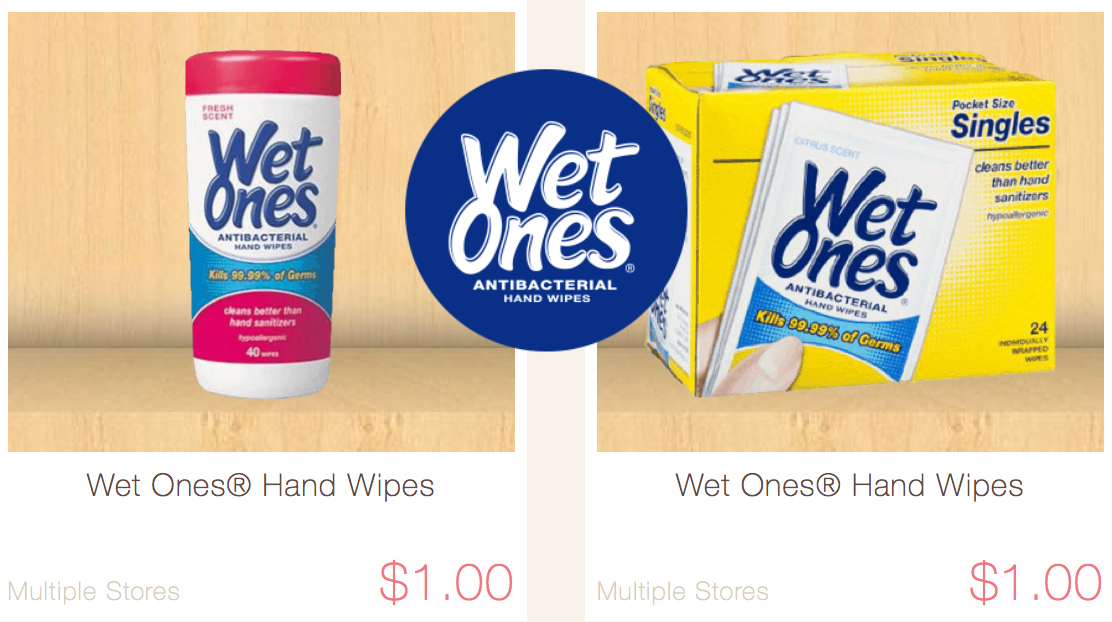 Target FREE Wet Ones Wipes After Ibotta Rebates