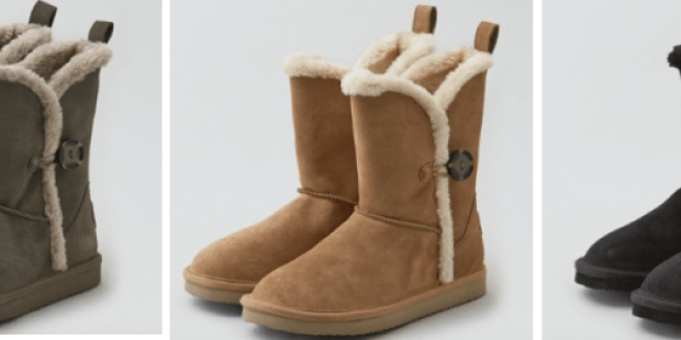 American Eagle Outfitters: Cozy Boots ONLY $17.98 Shipped (Regularly $39.95)