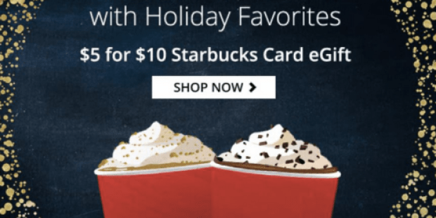 *HOT* Groupon: $10 Starbucks Voucher for Only $5 (Available for Select Email Subscribers Only)