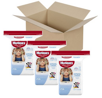 Amazon: Huggies Baby Wipes 648-Count Box ONLY $7.11 Shipped