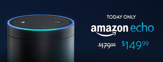 Amazon Echo $149.99 Shipped (Today Only)
