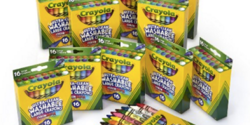 Amazon: 12 Boxes of Crayola Ultra Clean Large Crayons Only $12.58 (Just $1.04 Each)