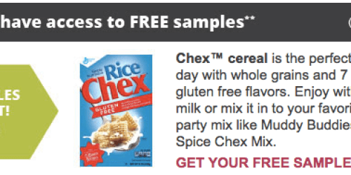 Possible FREE Rice Chex Cereal Sample for Select Box Tops Members (Check Your Inbox)