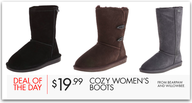 amazon bearpaw boots $19.99