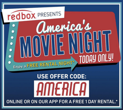 Redbox Free DVD Rental