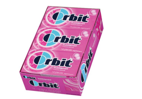 Orbit Bubblemint Sugar Free Gum